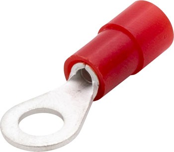 RING RED 22-16AWG #6 (100)