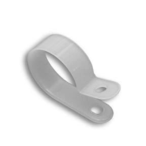 1/2" White Cable Clamp