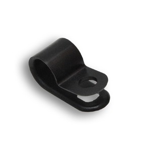 1/4" Black Cable Clamp 1/4" Black Cable Clamp