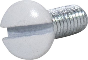6/32 X 1 WHITE PLATE SCREW 6/32 X 1 WHITE PLATE SCREW