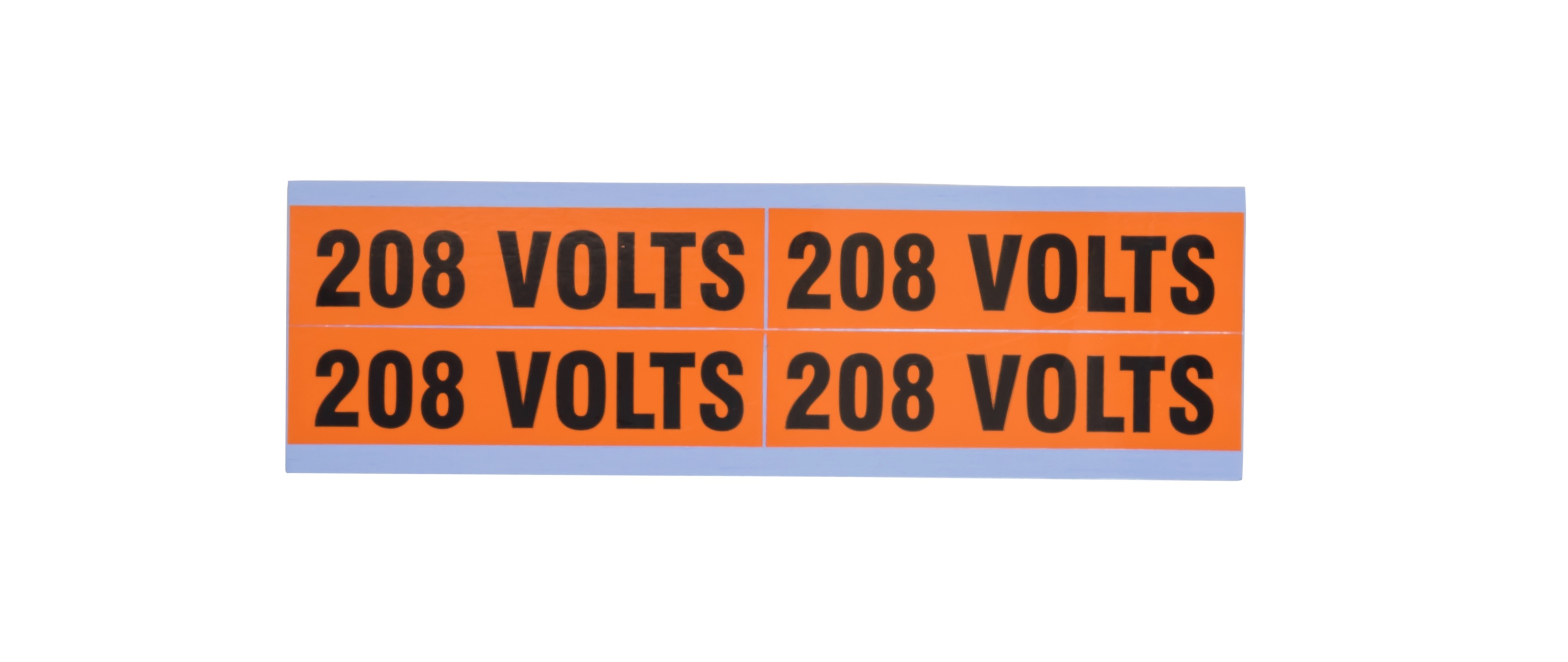4" X 1" 208 VOLT MARKER - 4 PACK 4" X 1" 208 VOLT MARKER - 4 PACK