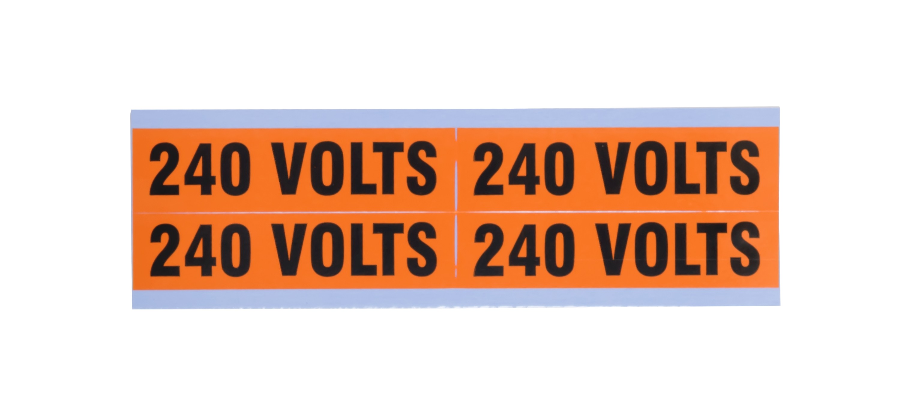 4" X 1" 240 VOLT MARKER - 4 PACK 4" X 1" 240 VOLT MARKER - 4 PACK