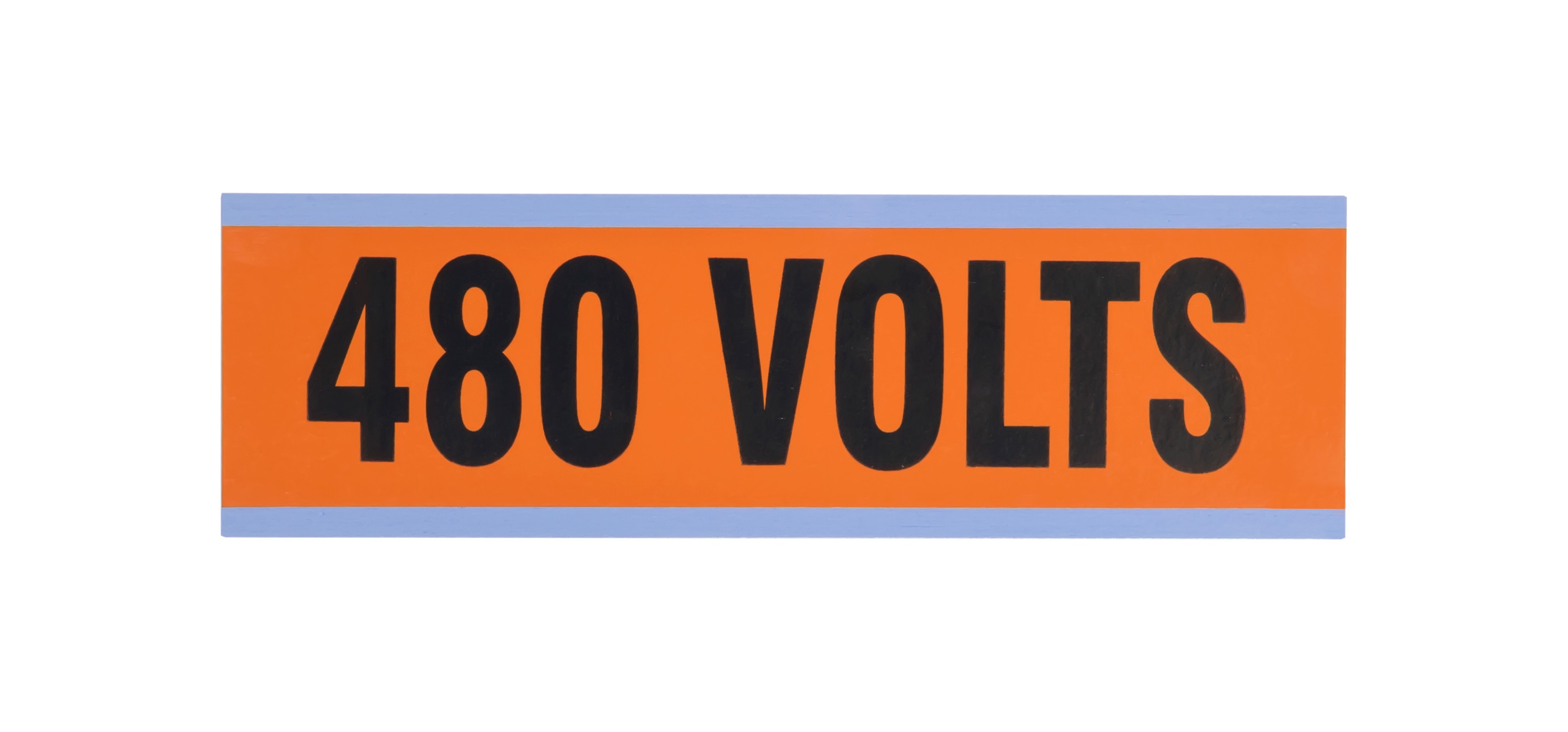 480V VOLT MARKER 2.25" X 9" 480V VOLT MARKER 2.25" X 9"