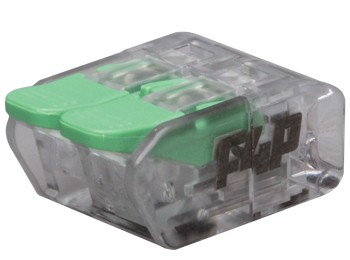 2 POLE 24-12 PUSH-IN LEVER CONN 175CT JAR