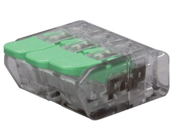 3 POLE 24-12 PUSH-IN LEVER CONN 125CT JAR