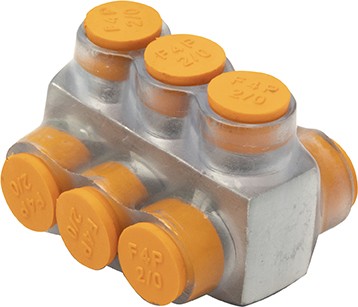 2/0 AWG 3 PORT CLEAR MULTI-TAP 2/0 AWG 3 PORT CLEAR MULTI-TAP