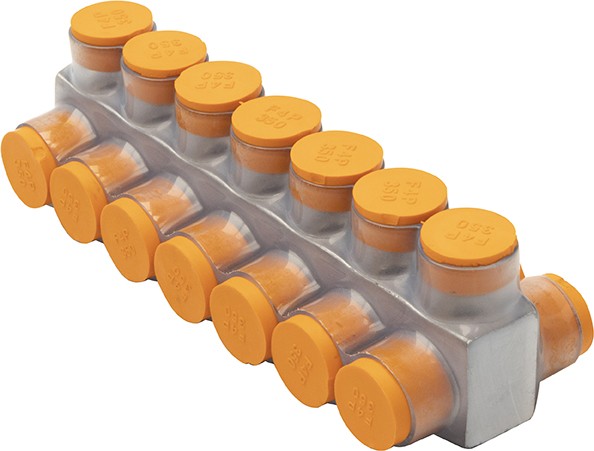 350 MCM 7 PORT CLEAR MULTI-TAP 350 MCM 7 PORT CLEAR MULTI-TAP