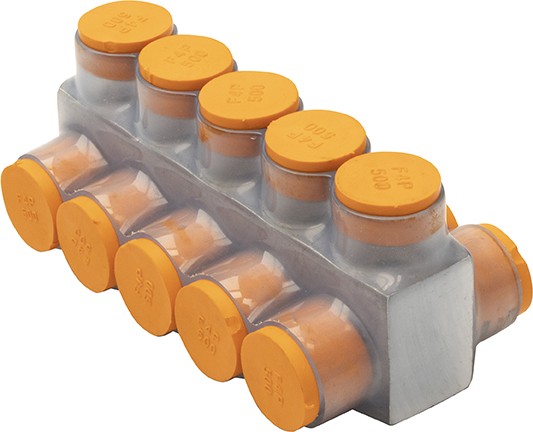 500 MCM 5 PORT CLEAR MULTI-TAP 500 MCM 5 PORT CLEAR MULTI-TAP