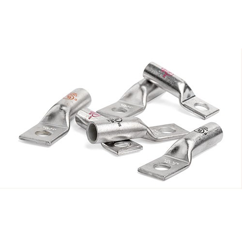 Single-Hole Long-Barrel - Copper Compression Connectors Single-Hole Long-Barrel - Copper Compression Connectors