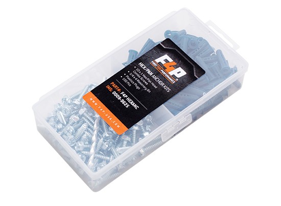 Hex Head Plastic Plug ANCHOR Kit w/Drill Bit (Tackle box) Hex Head Plastic Plug ANCHOR Kit w/Drill Bit (Tackle box)