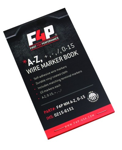 WIRE MARKER BOOK #0-9