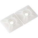 3/4" MOUNTING PAD WHITE