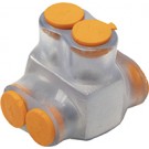 4-14 AWG 2 PORT CLEAR MULTI-TAP