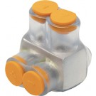 4-14 AWG 2 PORT 1 WAY CLEAR MULTI-TAP