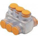 4-14 AWG 3 PORT CLEAR MULTI-TAP