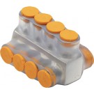 4-14 AWG 4 PORT CLEAR MULTI-TAP