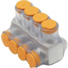 4-14 AWG 4 PORT 1 WAY CLEAR MULTI-TAP